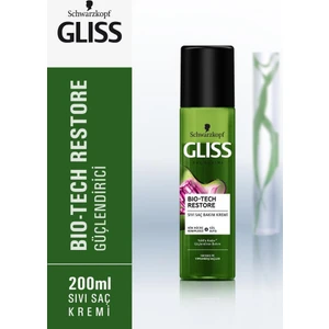 Bio-Tech Restore Güçlendirici Sıvı Saç Bakım Kremi - Kök Hücre Kompleksi ve Gül Suyu ile 200 ml