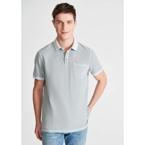 Cepli Gri Polo Tişört