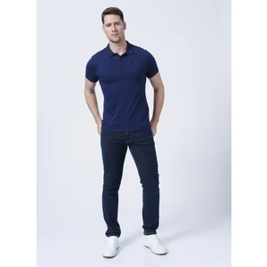 Polo Yaka Düz Lacivert Erkek T-Shirt LEGOLAS Y