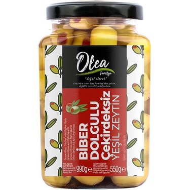 Olea Familya Zeytin Yeşil Biberli 161-180 Klb 1000 cc Fiyatı