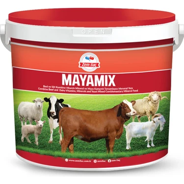 Zem Mayamix Çiftlik Hayvanları Günlük Vitamin Mineral Dengeleyici Yem Katkısı 20