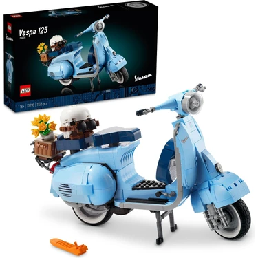 LEGO® Icons Vespa 125 10298 - Yetişkinler için Klasik bir İtalyan Simgesinin Detaylı ve