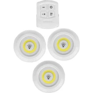 LED Işık 3’lü Set CT-5182 (Kumandalı ve