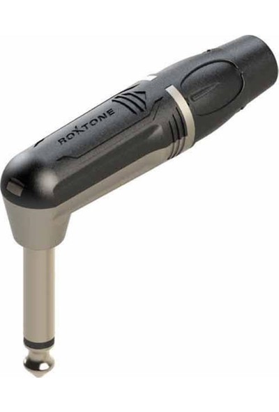 Roxtone RX-J442 6.3mm Mono L Tipi Çivi Jak( 10LU Hazır Paket)