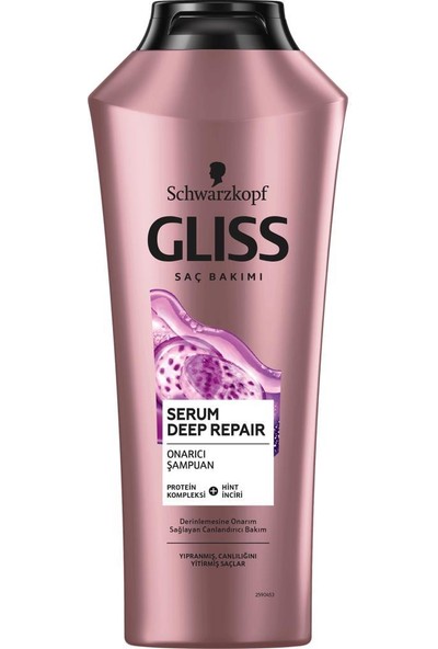 Schwarzkopf Gliss Serum Deep Repair Saç Bakım Şampuanı 360 ML