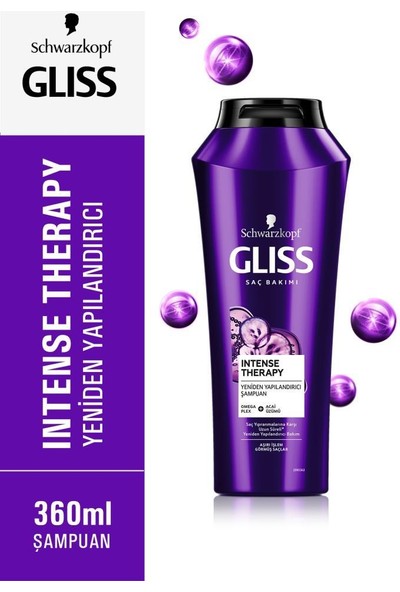 Schwarzkopf Gliss Intense Therapy Saç Bakım Şampuanı 360 ML