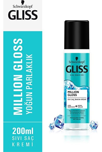 Schwarzkopf Gliss Million Gloss Sıvı Saç Bakım Kremi 200 ML