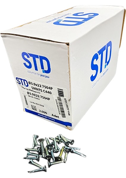 3.9X22 mm Yhb Vida 2000 Adet