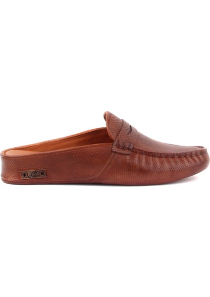 Sail Lakers - Taba Deri Kadın Ev Terliği