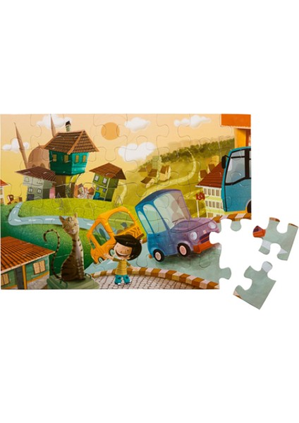 Eolo +4 Yaş Şehirde ve Parkta 2'li Puzzle Set (Eolo)