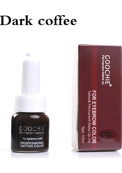 Goochıe Kalıcı Makyaj Microblading Boya Dark Coffee