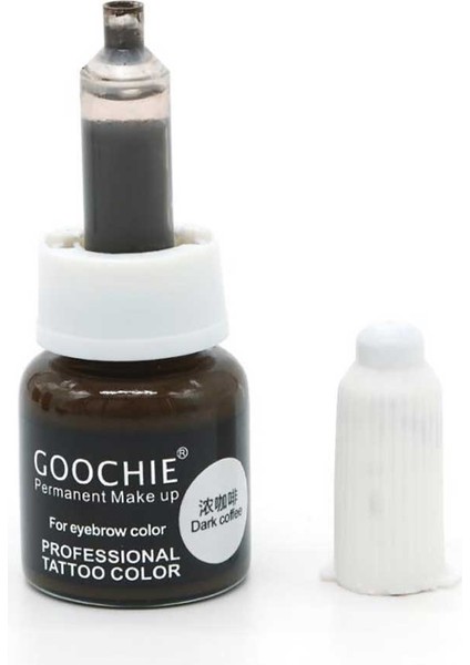 Goochıe Kalıcı Makyaj Microblading Boya Dark Coffee