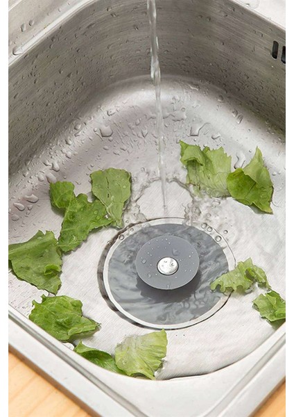 Dokunmatik Lavabo Tıkacı 1 Adet, Silikon Lavabo Gider Tıpası