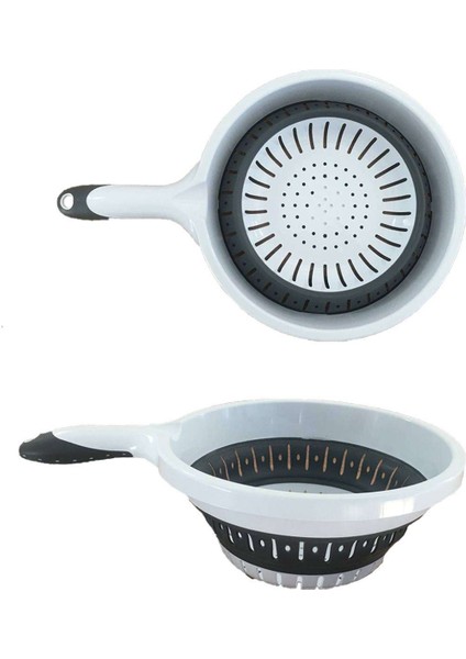 Katlanabilir Saplı Silikon Süzgeç SG285