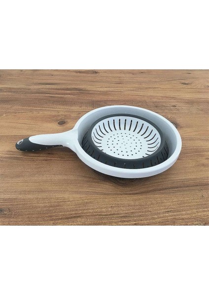 Katlanabilir Saplı Silikon Süzgeç SG285