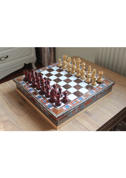 El Yapımı Satranç Takımı, Orjinal Sedefli Satranç Takımı, Şimşir Satranç Taşlı , Ahşap Satranç modelleri