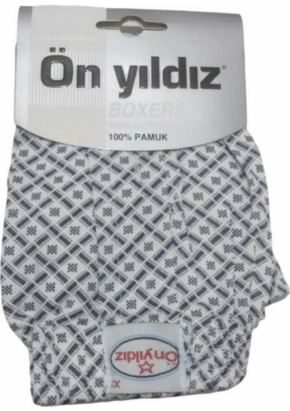 % 100 Pamuk Empirme Erkek Boxer