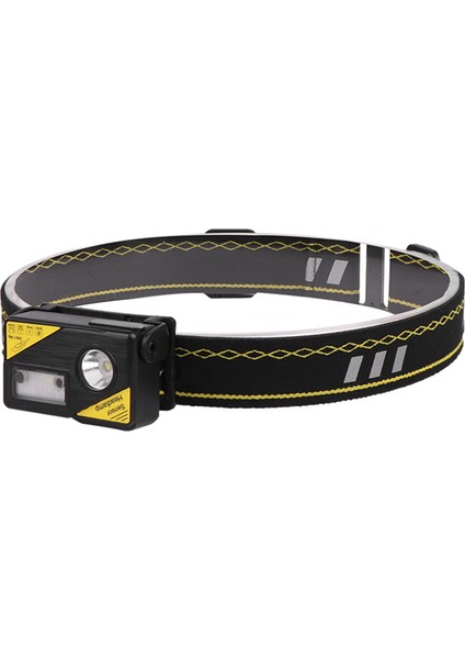 Beerıs USB Şarj Edilebilir LED Far El Feneri Kafa Işığı Lamba Torch Su Geçirmez Otomatik Indüksiyon Far (Yurt Dışından)