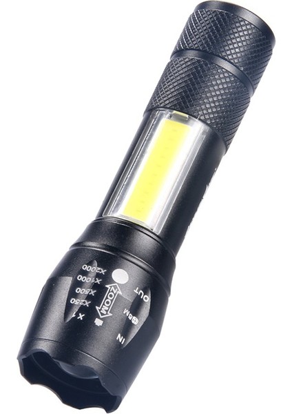 Te E61 Taktik LED El Feneri Teleskopik El Feneri Taşınabilir Güçlü Pratik (Yurt Dışından) fırsatları