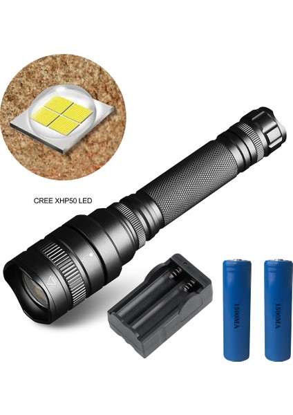 18650 Pil Için Yeni XHP50 Parlak LED El Feneri Torch 5-Modu (Yurt Dışından)