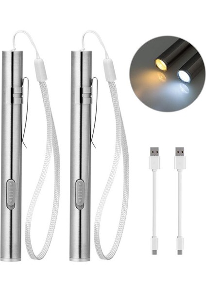 USB Şarj Edilebilir Tükenmez Kalem Tipi Palm El Feneri Açık Mini Çift Katmanlı (Yurt Dışından) modelleri