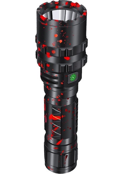 LED Taktik El Feneri Ultra Parlak 1800LM USB Şarj Edilebilir LED El Fenerleri Kamp Acil Ev Için Sos ile Su Geçirmez 5 Mod (Yurt Dışından) indirimleri