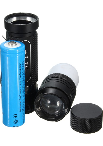 6000LM 3 Modlu T6 El Feneri Cob Işığı Samsung USB Şarj + 18650 Pil (Yurt Dışından)