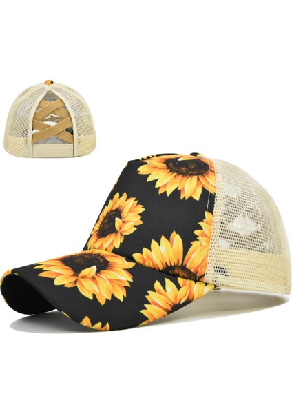 Yaz Beyzbol Şapkası Spor Örgü Kap Şapkalar Kadınlar Içın Gorras Krizantem Şapkalar Rahat Hip Hop Şapkalar Casquette Balıkçılık Kamyon Şoförü Şapkası (Yurt Dışından)