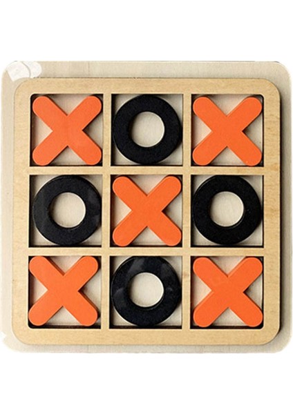5 Adet Tic Tac Toe Çocuklara Hediye Tahta Oyunu (Yurt Dışından)