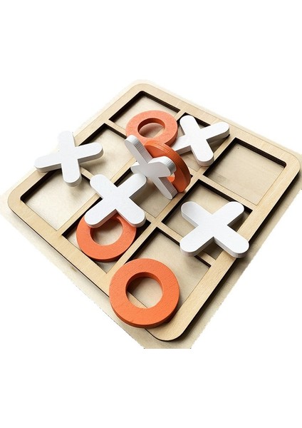 5 Adet Tic Tac Toe Çocuklara Hediye Tahta Oyunu (Yurt Dışından)