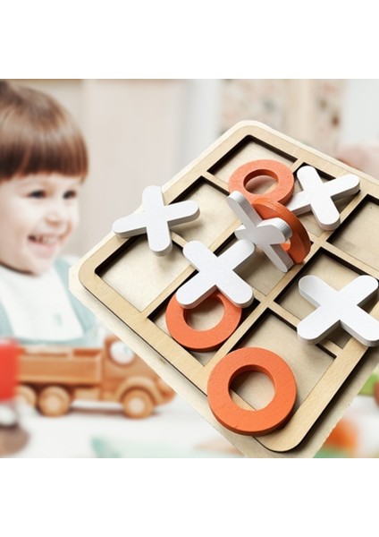 5 Adet Tic Tac Toe Çocuklara Hediye Tahta Oyunu (Yurt Dışından)