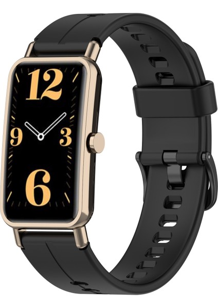 Huawei Watch Fit Mini Siyah Için Katı Silikon Yumuşak Kayış (Yurt Dışından) fırsatları