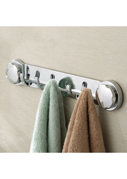 5 Kancalı Banyo Organizatör - Gümüş (Yurt Dışından)