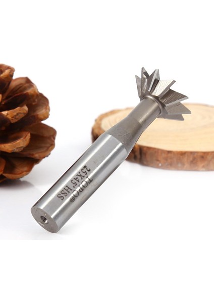 10-25MM 45°60° Derece Hss Düz Şaft Kırlangıç Yuvalı Kesici Parmak Freze Cnc Bit(Yurt Dışından)