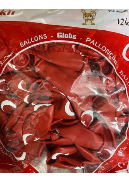 Türk Bayraklı Balon 100 Adet