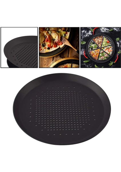SunniMix Fırın Alüminyum Yuvarlak Ev Mutfak Pişirme Malzemeleri Için Pizza Pan Bakeware 7.5 Inç (Yurt dışından)