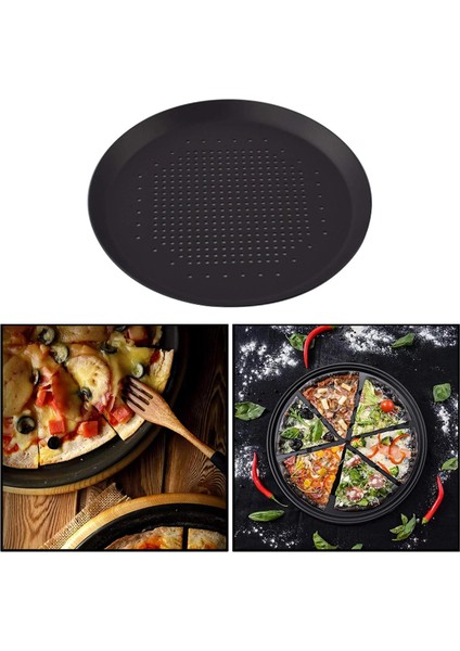SunniMix Fırın Alüminyum Yuvarlak Ev Mutfak Pişirme Malzemeleri Için Pizza Pan Bakeware 7.5 Inç (Yurt dışından)
