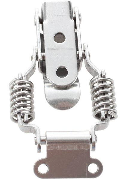 Dolap 6.1 cm Uzunluk Metal Çekme Yaylı Mandal Donanım Gümüş - Intl fırsatları