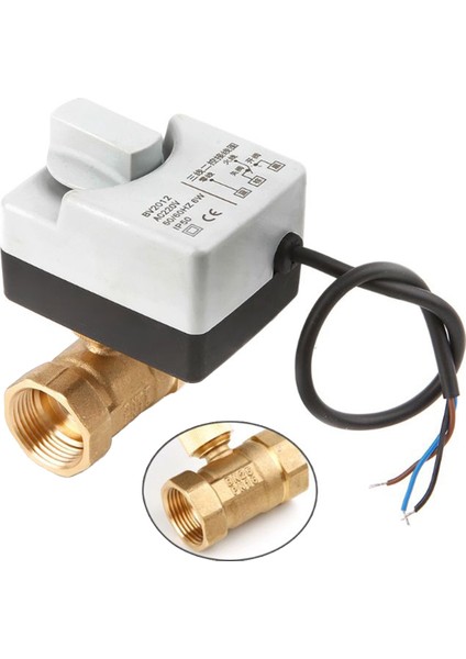 Srıwen AC220V DN25 2 Yollu 3 Telli Manuel Anahtarlı Motorlu Küresel Vana Elektrikli Aktüatör fiyatları