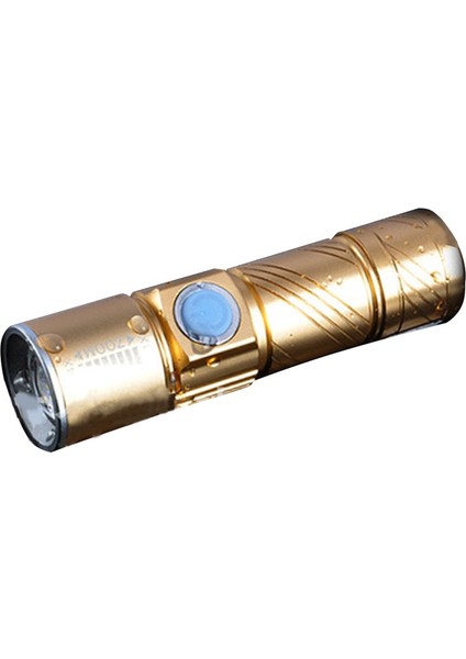 Çok Fonksiyonlu LED El Feneri USB Şarj Edilebilir Pil Güçlü El Feneri Yan Cob Işığı Linterna Kuyruk Mıknatısı Çalışma Işığı (Yurt Dışından)