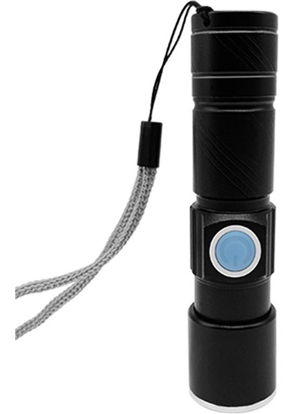 Ma Teleskopik Odaklama El Feneri Aydınlatma Alüminyum Alaşım Parlama LED Farlar (Yurt Dışından)