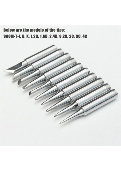 11PC/LOT 900M-T Havya Uçları Kaynak Ucu 900M-TI/B/K/1.2D/1.6D/2.4D/3.2D/2C/3C/4C Isıtma Eletleri Lehim Uçları (Yurt Dışından) modelleri