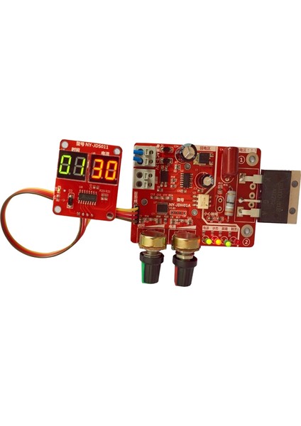 Punta Kaynakçı Kontrolü D 40A Dijital Gösterge Punta Kaynak Süresi ve Akım Kontrol Paneli Zamanlama Ampermetresi NY-D01 (Yurt Dışından)