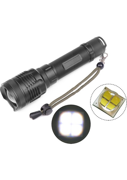 Yüksek Güçlü LED El Feneri XHP70 2200LM Su Geçirmez Yakınlaştırma (Yurt Dışından) modelleri