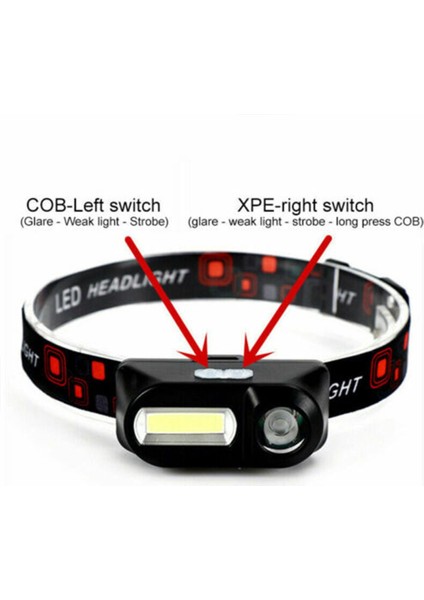 Te 6 Mod USB Şarj Bandı LED Far Acil Far El Feneri (Yurt Dışından) fırsatları