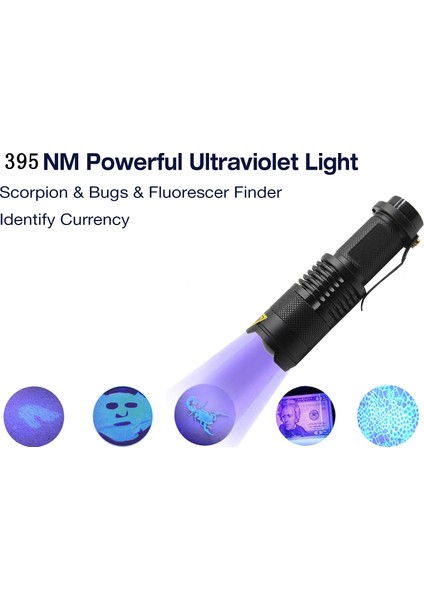 Xanes U06 Taşınabilir El Taktik Uv Ultraviyoleled El Feneri 3 * Aaa (Yurt Dışından) indirimleri