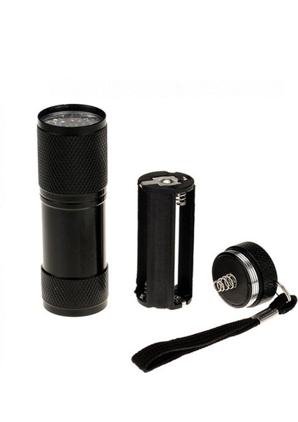 Bs Uv Flashlihgt 9led Mor El Feneri Alüminyum El Feneri Floresan Işık (Yurt Dışından)