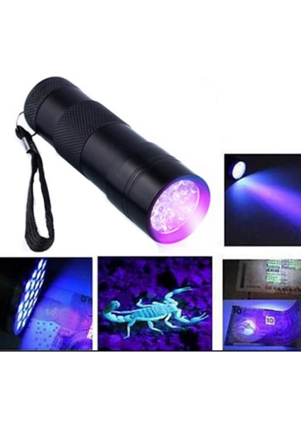 Bs Uv Flashlihgt 9led Mor El Feneri Alüminyum El Feneri Floresan Işık (Yurt Dışından) indirimleri