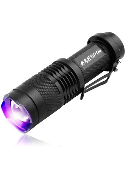 395NM Uv Özellikli LED El Feneri -Siyah (Yurt Dışından)