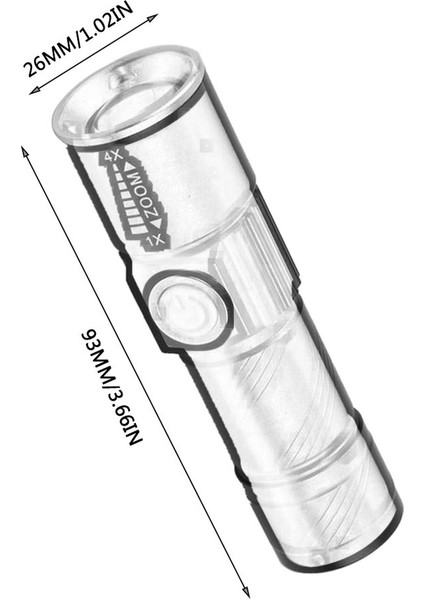 USB Parlama Yakınlaştırma El Feneri Şarj Mini Parlama El Feneri Bisiklet Farları (Yurt Dışından) modelleri